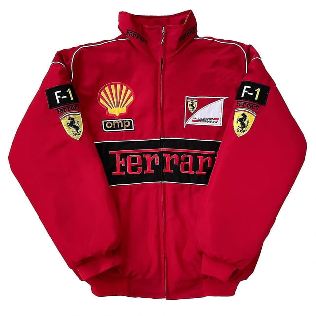 F1 Motorcycle Riding Jacket Retro Embroidery Hip-hop Wind Jacket For Women