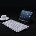 thumbnail image 2 of YOPTOP Mini Wireless Bluetooth Keyboard Compatible with iPad 9th 2021/ 8th 2020 /7th Generation 10.2 inch  iPad Pro  iPad Air  iPad Mini  All iPhones and Other Bluetooth Enabled Devices,black, 2 of 5