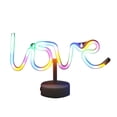 thumbnail image 2 of Multicolor Valentine's Day LED Shape Light USB/Battery Powered Decorative Lamp, Heart Themed Neon Sign for Room & Party Decorations, 2 of 6