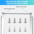 thumbnail image 4 of 𝟐𝟎𝟐𝟓 𝐔𝐩𝐠𝐫𝐚𝐝𝐞𝐝 KSTK2 29-inch Laundry Stacking Kit by - Compatible with LG Washer & Dryer - New Chrome-plated Solid Metal, 4 of 6