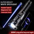 thumbnail image 2 of 1000000 Lumens Super-Bright LED Tactical Flashlight Rechargeable COB Work Light, 2 of 7