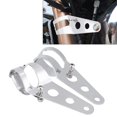 thumbnail image 1 of 35-43mm Motorcycle Headlight Mount Bracket Fork Tube Clamp Kit for Chopper Cafe Racer, 1 of 8