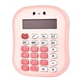 thumbnail image 2 of pstuiky Standard Calculator 12 Digit with Large Display Quiet Round Button Candy Color Portable Plastic Pink Brown Green Mini Battery 3.93 X 3.22 In Basic Office Home, 2 of 6