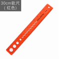 thumbnail image 1 of Lisbinx Flexible Ruler Rubber Plastic Ruler Bendables Ruler Shatterproof Straight Edge Ruler Soft Ruler for School Classroom Office Prizes Gift for Kids, 1 of 1
