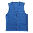 thumbnail image 2 of IMENGL Adult Postulant Activity Vest Supermarket Clerk Workwear Multi Pockets, Blue M, Size M-3XL, 2 of 4
