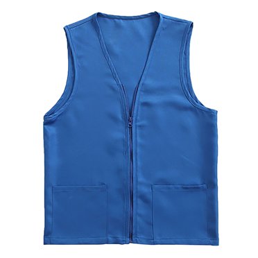 Hontri Gilets d'Extérieur pour Femmes Gilet d'Activité pour Postulante Adulte Gilets de Supermarché Tenue de Travail de Commis Bleu 1 m