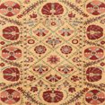 thumbnail image 1 of Ahgly Company Indoor Square Abstract Orange Abstract Area Rugs, 5' Square, 1 of 6