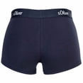 thumbnail image 3 of s.Oliver Boxeurs pour Hommes, Lot de 3 - Caleçons, Hipsters, Coton Extensible Rouge/marine/blanc TTG (XX-Grand), 3 of 7