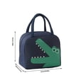 thumbnail image 3 of Lunch Sac à Isolé Pochette à, Seau à Lunch Sac Fourre-Tout à Lunch Femmes, Sac Fourre-Tout à Lunch Sac à Lunch Réutilisable, Sac à Lunch de Bureau Femmes Sac Fourre-Tout à Lunch, Marine, 3 of 6