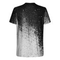 thumbnail image 4 of Qertyioot T-shirt à Manches Courtes Imprimé pour Hommes Col Rond Mode Décontractée Manches Courtes Liquidation, 4 of 5