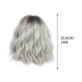 thumbnail image 3 of RKSTN Wigs Human Hair Women With Short Curly Bangs Glueless Wigs, 3 of 5