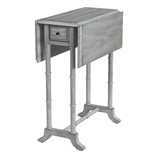 Butler Specialty Table d'Appoint à Abattants Gris Darrow