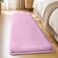 thumbnail image 1 of 47in Extra Large Corals Fleece Bath Mat Soft Shaggy Bathroom Rug Non-Slide Latex Backing Absorbent Quick Dry Machine Washable Floor Carpet for Bathtub Shower Sink Doorway Home Decor, 1 of 8