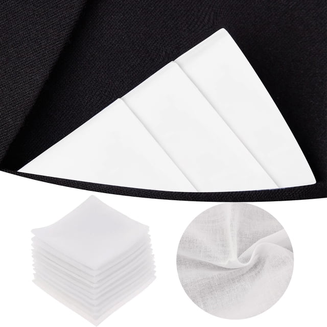 Product Category Towel 2 - Handkerchiefs for Everyday Use White 11 x 11 Inches 10 Pack 10PCS
