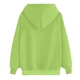 thumbnail image 5 of MeetoTime Women's Fall Hoodie Basic Printed Fleece Long Sleeve Hooded Sweatshirt Pullover with Pockets, 5 of 5