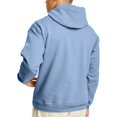 thumbnail image 5 of Hanes Mens EcoSmart Fleece Hoodie, XL, Light Blue, 5 of 5