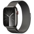 thumbnail image 1 of Restored Apple Watch Series 9 GPS + Cellular 45mm Graphite Stainless Steel Case with Graphite Milanese Loop - Refurbished Good, 1 of 6