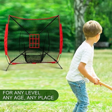 LJNYFDC Sports Supplies Portable Baseball Pitching Net Large Easy to Install Durable Hitting Net for Batting Practice Essential Sports Accessories