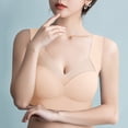 thumbnail image 2 of Hjtefg Sheer Bralette - Plus Size Wireless Push-Up, Breathable Seamless Sports Bra,Color: T2-Khaki Size: XXL, 2 of 6