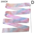 thumbnail image 2 of Jenny Watson Dance Ribbons Streamers,2M Flashing Star Rhythmic Gymnastic Ribbon Dance Ribbon Art Gymnastics Ballet Training Streamer Twirling Rod for Kids' Talent Shows and Artistic Dancing J9B4, 2 of 6