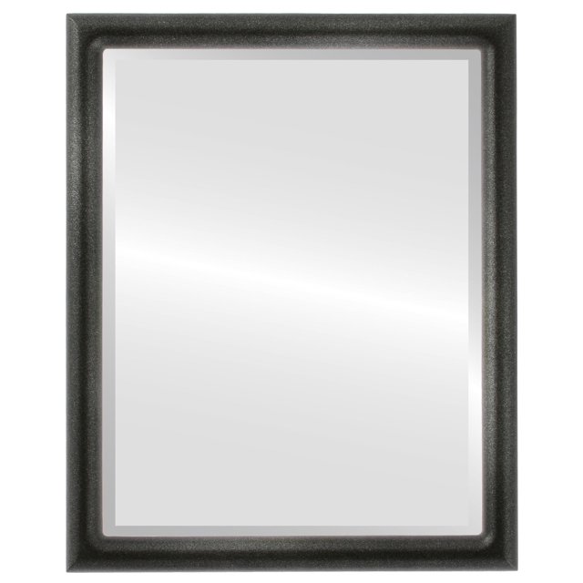 Miroir Encadré Pasadena - Noir Argent