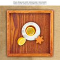 thumbnail image 3 of Qiilu Tea Tray, Tea Serving Tray, Wood Serving Tray Wood Tea Tray, For Coffee For Tea For Fruit For Food, 3 of 8