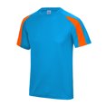thumbnail image 3 of Just Cool T-Shirt de Sport Contrasté pour Hommes, 3 of 3