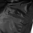 thumbnail image 4 of RXIRUCGD Men's Stitching Drawstring Hooded Slim Fashion Jacket Coat Outwear, Black, Size: M, 4 of 9