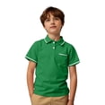 thumbnail image 4 of Boys Polo Shirts Solid School Uniform Shirts Rugby Shirts Kids Short Sleeve Shirts 9-10 Years, 4 of 4