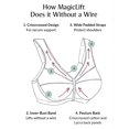 thumbnail image 4 of Women's Glamorise 1265 Magic Lift with Posture Back Support Bra (Cafe 38J), 4 of 7