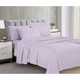 thumbnail image 1 of Swift Home Luxury 6-Piece Sheet Set with Extra Pillow Case, King, Lavender, 1 of 3