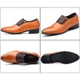 thumbnail image 4 of TIMIFIS Chaussures Habillées pour Homme Chaussures Oxford Formelles Derby Classiques à Lacets - Été, 4 of 6