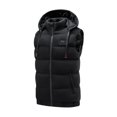 thumbnail image 1 of Electric Heated Hoodie Vest 2 Switches 9 Heating Zones Heated Jacket, 1 of 8