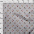thumbnail image 2 of oneOone Organic Cotton Poplin Twill Fabric Geometric Line Ikat Print Fabric BTY 42 Inch Wide, 2 of 4