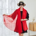 thumbnail image 4 of Xingzhi Versatile Long Scarf For Different Outfits And Occasions Made With Chiffon Long Shawls And Wraps white, 4 of 6