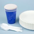 thumbnail image 4 of 200pcs Disposable Cup Covers Bar Anti Dust Cup Caps Paper Drinking Cup Lids, 4 of 8