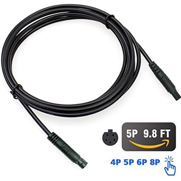 Dash Cam Rear View Camera Extension Cord,YQMAJIM 5 Pin 9.8 Ft Extension Cable for Car Backup Camera/Reverse Car