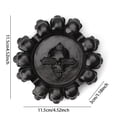 thumbnail image 2 of Creative round multi-headed skull ashtray home bar KTV desktop ashtray decoration black, 2 of 10
