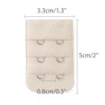 thumbnail image 3 of INSPIRE CHIC Rallonge de Soutien-Gorge pour Femmes à 3 Rangées avec 2 Crochets, Extension de Brassière, Crochets d'Extension, Adaptateur de Bretelles, Beige 10, 3 of 6