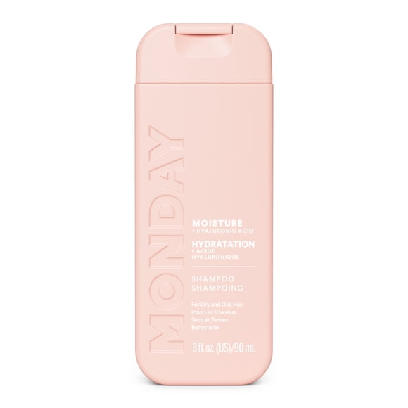 MONDAY Haircare MOISTURE Shampoo with Hyaluronic Acid & Shea Butter for Dry & Dull Hair 90mL