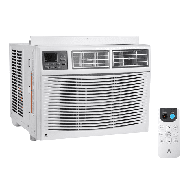 10000 BTU Window Air Conditioner with WiFi, Smart Window AC Unit Cools 450 Sq ft, Works with App & Remote, Ultra Quiet Sleep Mode for Home, Easy Install Kit for Living Room