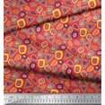 thumbnail image 2 of Soimoi Cotton Voile Fabric Geometric Small Decor Fabric Printed Yard 56 Inch Wide, 2 of 3