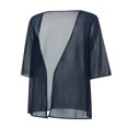 thumbnail image 4 of Kimono de Plage pour Femmes en Chiffon Transparent, Cardigan Ouvert Décontracté, 4 of 8