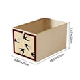 thumbnail image 3 of EGNMCR Storage Bins, Storage Containers Home Storage Box Foldable Thickened Waterproof Wetproof Wearproof Toy Box Wardrobe Underwear Socks Organizer Polyester Storage Box, 3 of 6