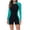 Blue, variant on RXMEKW Bathing Suits for Women, Slim-Fit Sports Jumpsuit with Zipper and Color Matching