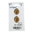thumbnail image 1 of LA VOGUE Buttons, naturel Material - 2 pieces, 20 mm (3/4 in), Wood Sheep, 1 of 4