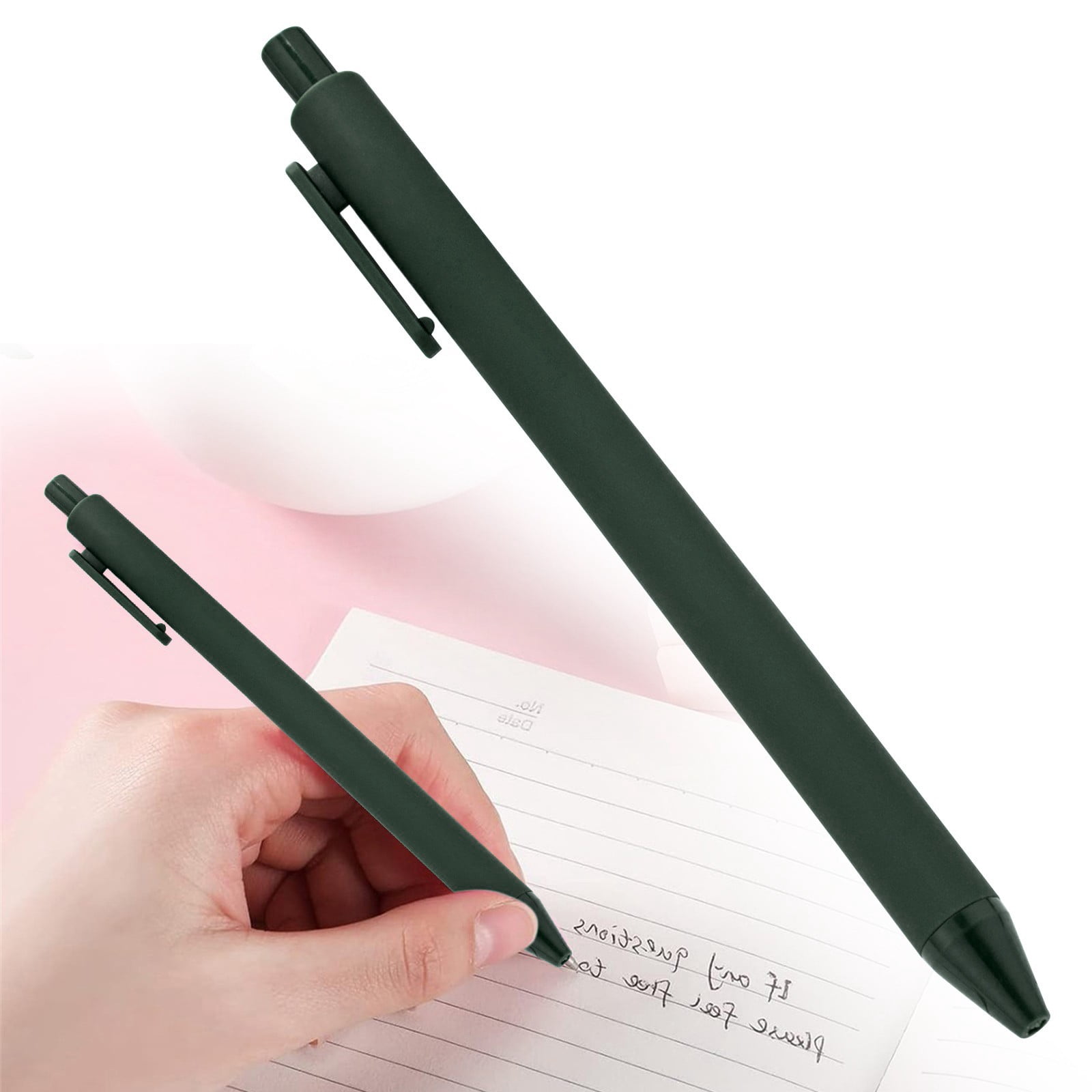 ZTTD 1-Pcs Ballpoint Pen, Comfortable Writing, Retractable Pretty Journaling, Black Ink Medium Point 1.0 mm Gift, Cute Office Supplies for Women