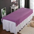 thumbnail image 4 of serony Professional Waterproof Massage Bed Table Cover Anti-oil Spa Sheets Purple, 4 of 7