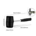 thumbnail image 2 of Woodworking Tools Multistyle Rubber Mallet Tool Durable Rubber Head for Flooring Tent Stakes Woodworking Tile Installation Home Decoration, 2 of 3