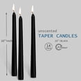 thumbnail image 3 of SSZMDLB under $5 Taper Candles Unscented, Taper Candles, Unscented for Dinner, Wedding, Celebration, Hand Poured for Elegant Look, Long Burn Time for Events, Multipack for Table Setting, Party, 3 of 6
